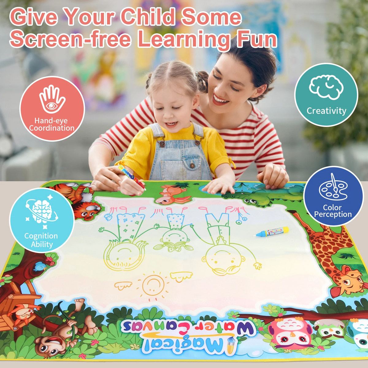 100 x 80 cm Magic Water Drawing Mat