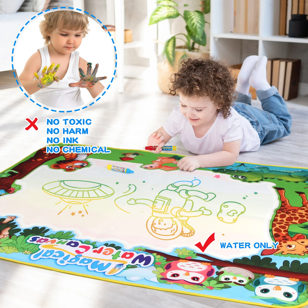 Magic Water Drawing Mat screen-free creative play