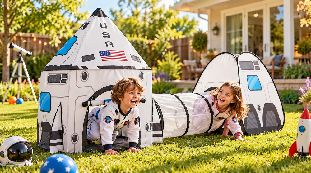 Rocket Ship Play Tent feature graphic